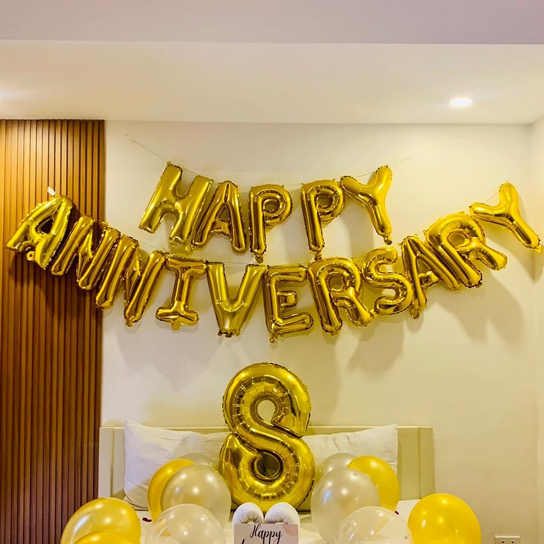 Anniversary room setup
